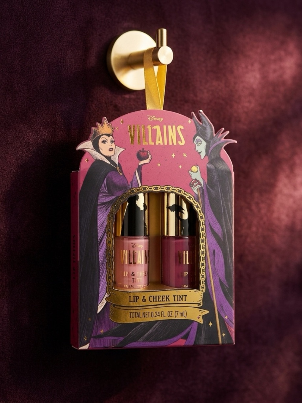 Disney Villains Lip & Cheek Tint 2-Piece Set Evil Queen Maleficent